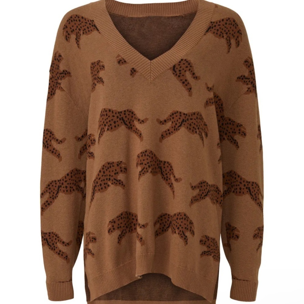 Show me your mumu Gilligan jumping cheetah sweater - Picture 7 of 11